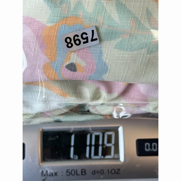 L'Atiste Floral Utility Jogger Jumpsuit Sz 2X Roll Tab Sleeve Cottagecore Casual - Picture 13 of 13